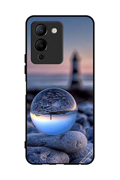 Covernex غطاء حماية لهاتف Infinix Note 12 G96، تصوير رائع للطبيعة في زجاج دائري
