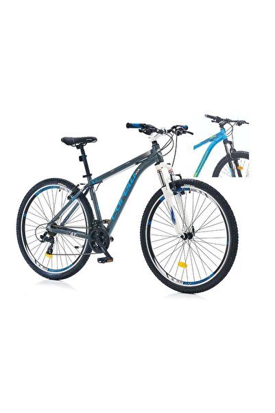 Corelli VIA 1.2 ERKEK DAĞ BİSİKLETİ 457H V 29 JANT 21 VİTES MAVİ-A.YEŞİL-GRİ