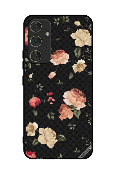 Covernex غطاء حماية لهاتف سامسونج جالاكسي A54 بخلفية فنية زهرية