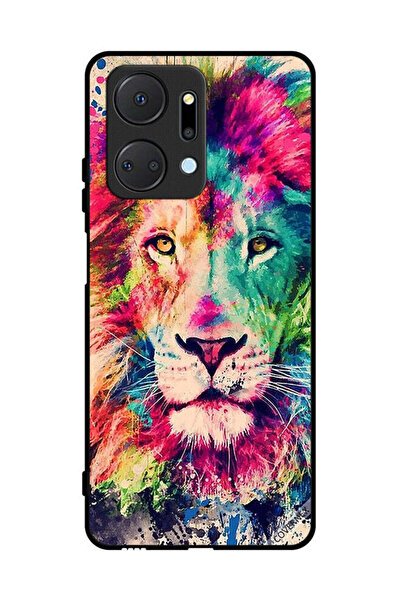 Covernex غطاء حماية لهاتف Honor X7a - رسمة الأسد