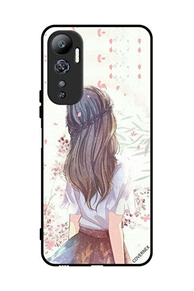 Covernex غطاء حماية لهاتف Infinix Hot 20 فتاة لطيفة في تفكير عميق