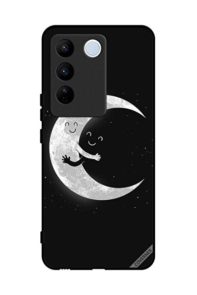 Covernex غطاء حماية لهاتف Vivo V27 مع عناق القمر والسماء المظلمة