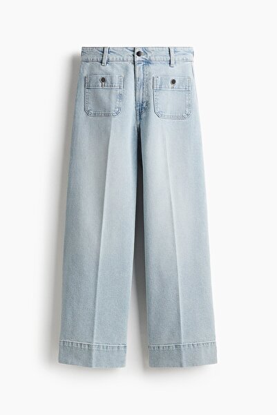 H&M Wide High Ankle Jeans