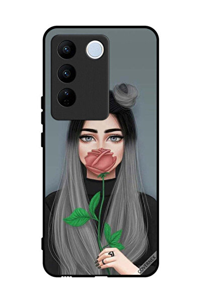 Covernex غطاء حماية لهاتف فيفو V27 - تصميم فتاة لطيفة