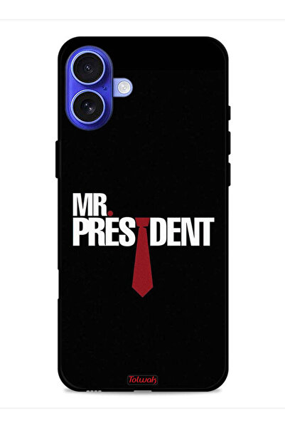 Tolwak غطاء حماية لجهاز Apple iPhone 16 Mr President