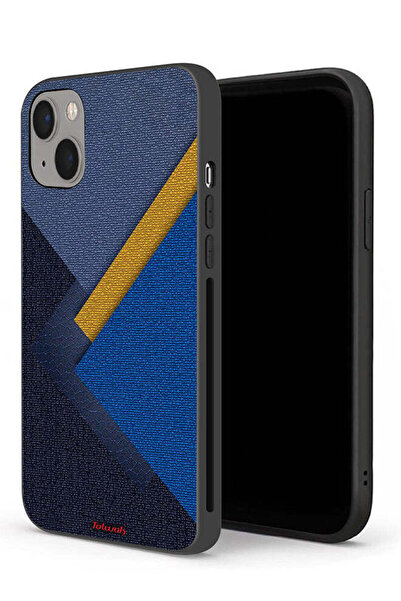 Tolwak جراب حماية من الجلد بتصميم مثلثات لهاتف Apple iPhone 13 mini