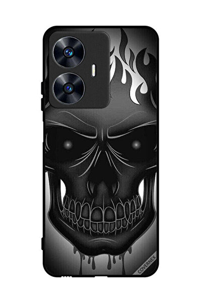 Covernex غطاء حماية لهاتف Realme C55 - رسمة جمجمة