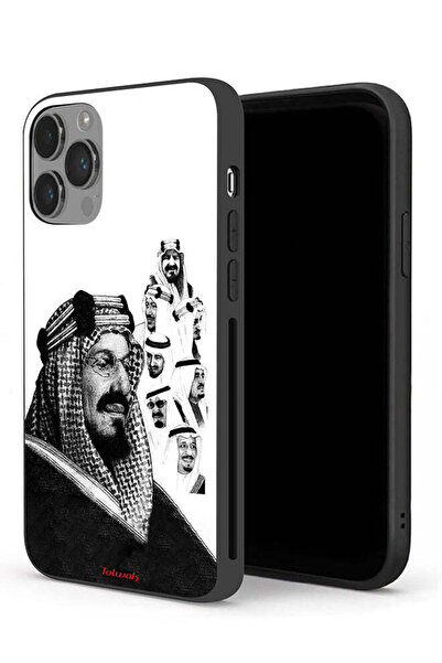 Tolwak غطاء حماية لجهاز آيفون 14 برو ماكس من آبل، ملصق فني أبيض وأسود لملوك ا...