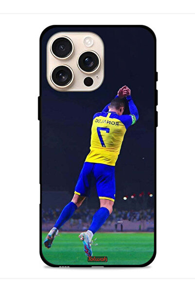 Tolwak غطاء حماية لهاتف آيفون 16 برو ماكس من آبل كريستيانو رونالدو