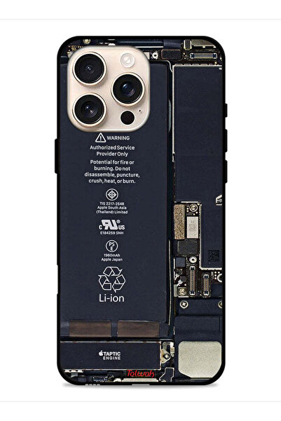 Tolwak غطاء حماية لهاتف Apple iPhone 16 Pro Max بنمط دائرة الهاتف
