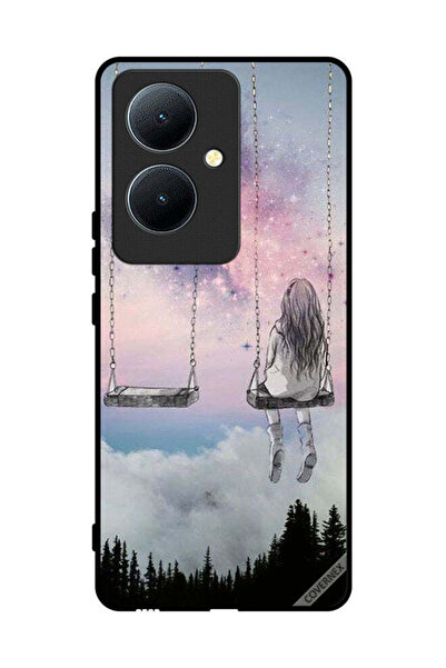 Covernex غطاء حماية لهاتف Vivo Y78 5G برسومات فتاة وحيدة