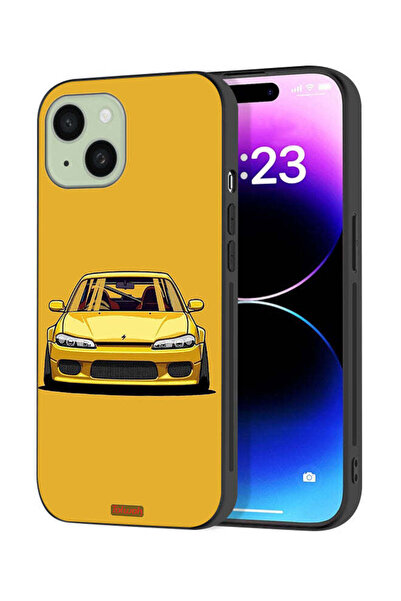 Tolwak Apple iPhone 15 Plus Protective Case Cover Car Art