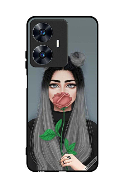Covernex Protective Case Cover For Realme C55 Cute Girl Art