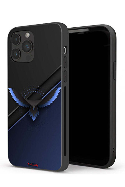 Tolwak غطاء حماية لجهاز Apple iPhone 13 Pro Max بتصميم نسر فني تجريدي رقمي