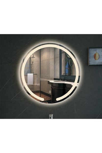 Trendy's Oglinda pentru baie TRENDY’S, circulara, cu senzor touch si LED – 600 mm, OG42