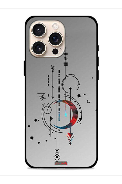 Tolwak غطاء حماية لجهاز Apple iPhone 16 Pro Max بنمط فني القمر والسهام