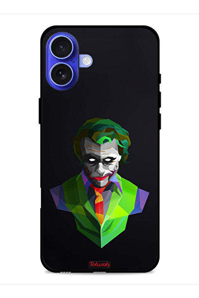 Tolwak غطاء حماية لجهاز Apple iPhone 16 Plus بتصميم فن تجريدي للجوكر