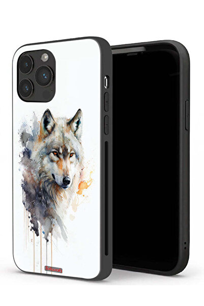 Tolwak غطاء حماية لجهاز Apple iPhone 13 Pro بتصميم فن تجريدي من الذئب