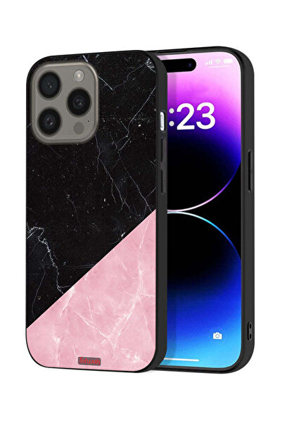 Tolwak غطاء حماية لجهاز Apple iPhone 15 Pro Max بنمط رخامي