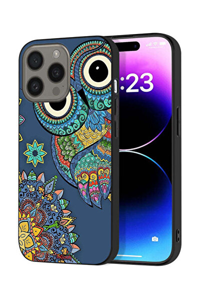 Tolwak غطاء حماية لجهاز Apple iPhone 15 Pro Max بتصميم بومة زهرية