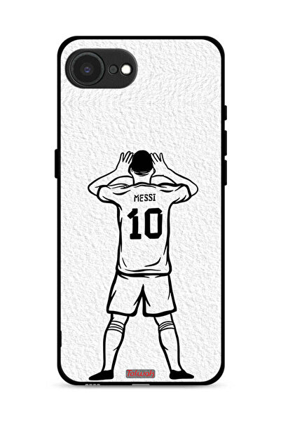 Tolwak غطاء حماية لجهاز Apple iPhone 16e بتصميم ميسي سكيتش