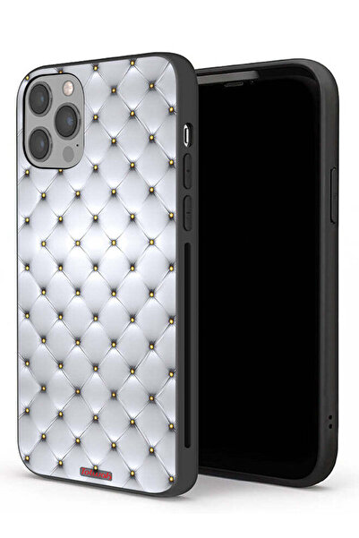 Tolwak جراب حماية لجهاز Apple iPhone 12 Pro مطبوع عليه طوابع على القماش