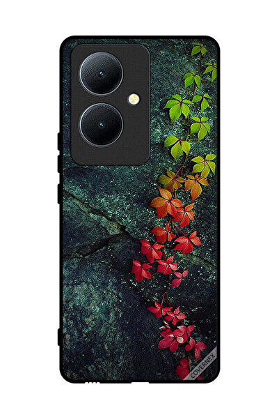 Covernex غطاء حماية لهاتف Vivo Y78 5G بأوراق جميلة