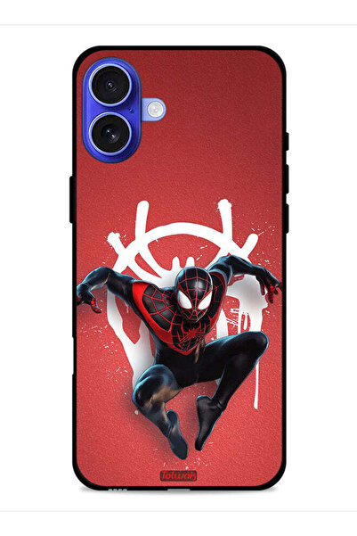 Tolwak غطاء حماية لجهاز Apple iPhone 16 بتصميم سبايدرمان