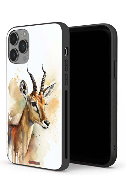 Tolwak غطاء حماية لجهاز Apple iPhone 14 Pro Max بتصميم فن تجريدي للغزلان