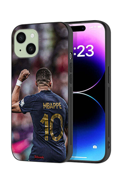 Tolwak غطاء حماية لجهاز Apple iPhone 15 Plus Mbappe 10