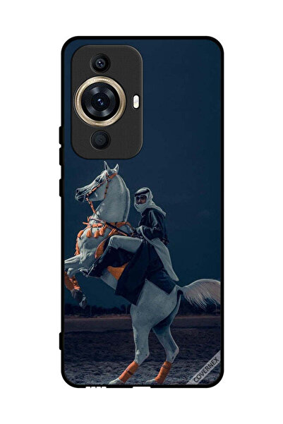 Covernex غطاء حماية لهاتف هواوي نوفا 11 - شاب على حصان