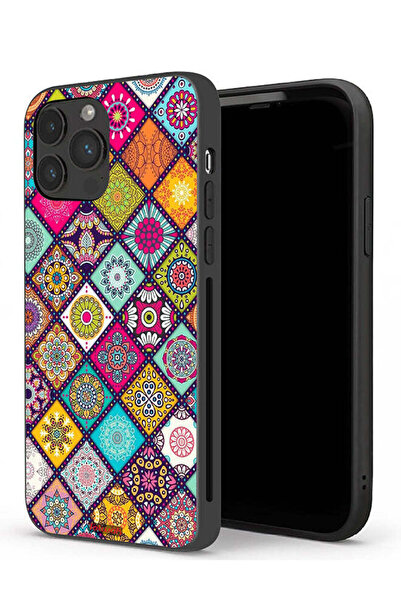 Tolwak جراب حماية لجهاز Apple iPhone 13 Pro Max بنمط مربعات ماندالا