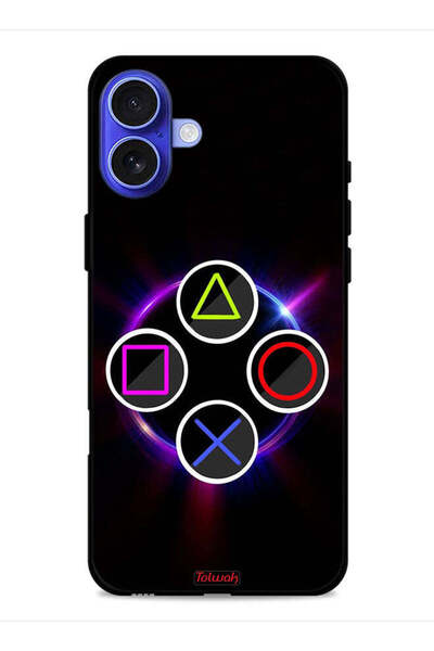 Tolwak غطاء حماية لجهاز Apple iPhone 16 Plus بتصميم لعبة الحبار