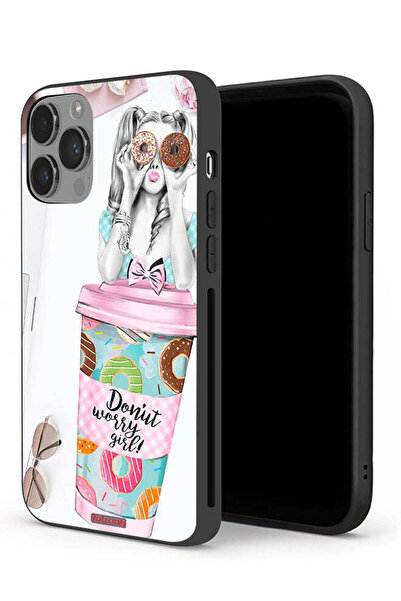 Tolwak غطاء حماية لجهاز Apple iPhone 14 Pro Max - Donut Worry Girl