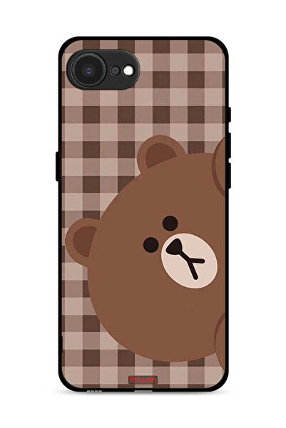 Tolwak غطاء حماية لجهاز Apple iPhone 16e على شكل دب تيدي