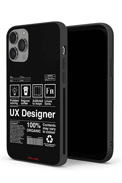Tolwak جراب حماية لجهاز Apple iPhone 14 Pro Max، ملصق مصمم تجربة المستخدم