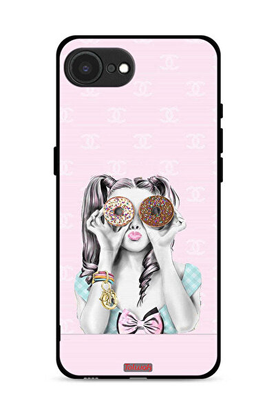 Tolwak غطاء حماية لجهاز Apple iPhone 16e يحمل قطعتين من الدونات