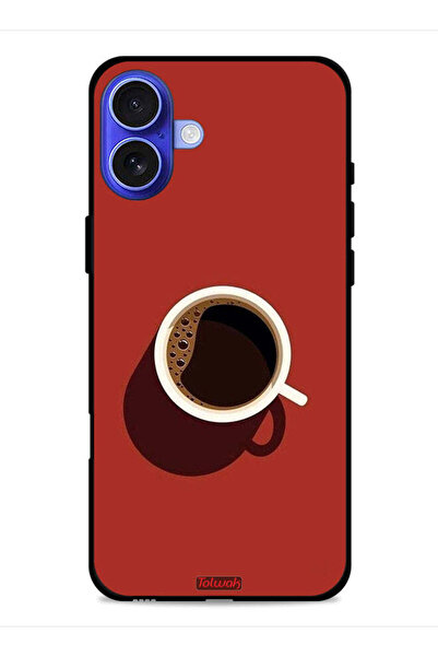 Tolwak غطاء حماية لجهاز Apple iPhone 16 Plus بتصميم فنجان قهوة