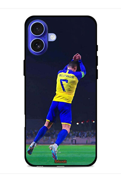 Tolwak غطاء حماية لهاتف آيفون 16 بلس من آبل كريستيانو رونالدو