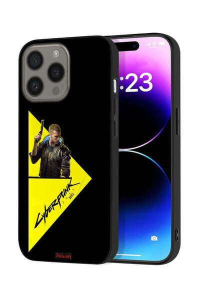 Tolwak غطاء حماية لجهاز Apple iPhone 15 Pro Max من Cyberpunk 2077
