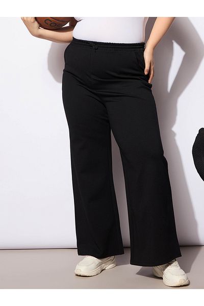Sassafras By Styli بنطلون بمقاس كبير بقصّة عادية ورباط