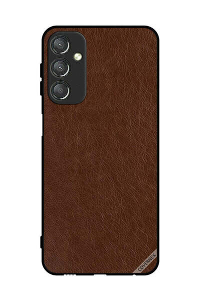 Covernex غطاء حماية لهاتف سامسونج جالاكسي A24 4G بنمط جلدي
