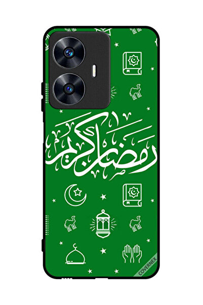 Covernex غطاء حماية لهاتف Realme C55 - رمضان كريم - أخضر