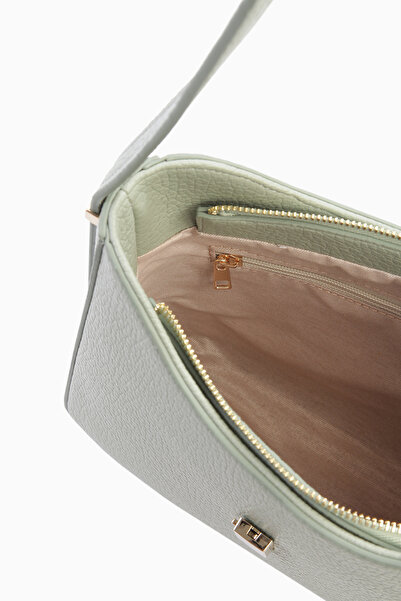 Tuğba Yanları Metal Aksesuarlı Çanta - Mint