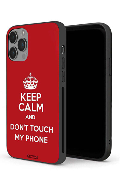 Tolwak جراب حماية لجهاز Apple iPhone 14 Pro Max حافظ على هدوئك ولا تلمس هاتفي