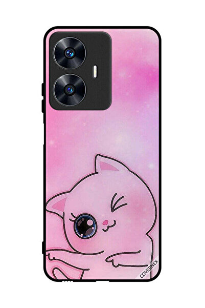 Covernex غطاء حماية لهاتف Realme C55 Go This Way Kitten