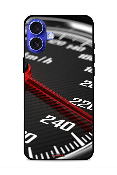 Tolwak غطاء حماية لجهاز Apple iPhone 16 مع عداد السرعة