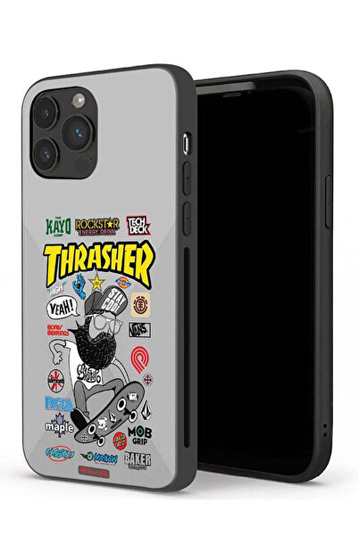 Tolwak غطاء حماية لجهاز Apple iPhone 13 Pro ملصق Thrasher