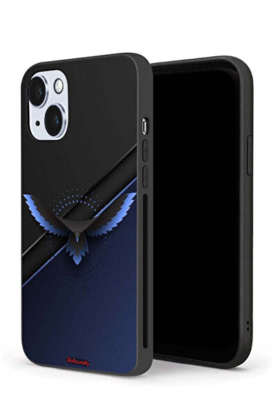 Tolwak جراب حماية لجهاز Apple iPhone 14 بتصميم نسر فني تجريدي رقمي