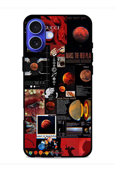 Tolwak غطاء حماية لجهاز Apple iPhone 16 Plus بتصميم Mars Art